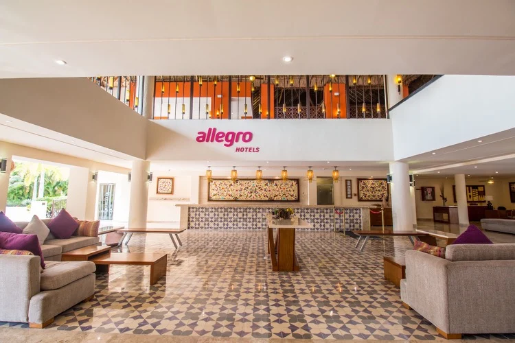 Lobby del hotel Allegro Cozumel