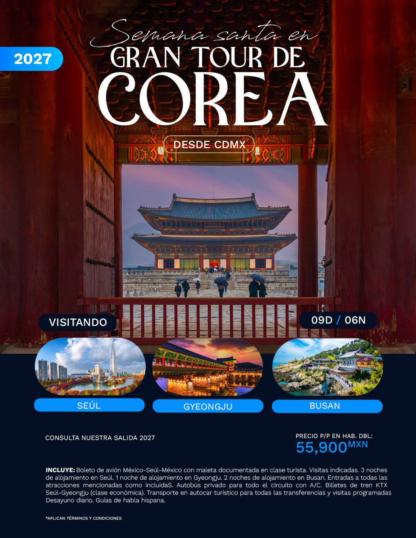 Gran tour de Corea · Semana Santa