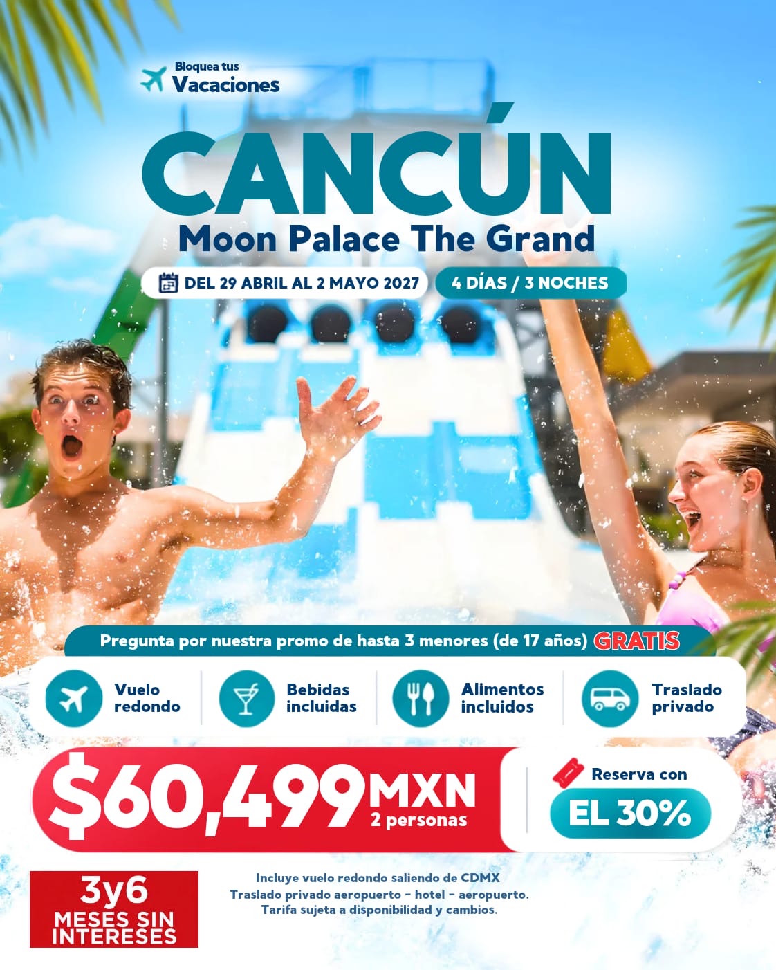 Paquete a Moon Palace The Grand saliendo desde Ciudad de México